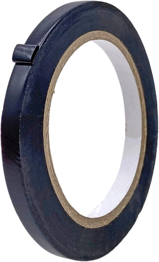MAT Vinyl Marking Tape Black - 3/8 inch x 36 yds. for Safety Floor Marking (School Gym, Restaurants, Warehouse), Dance Floor Splicing, Pinstriping Cars & Boats