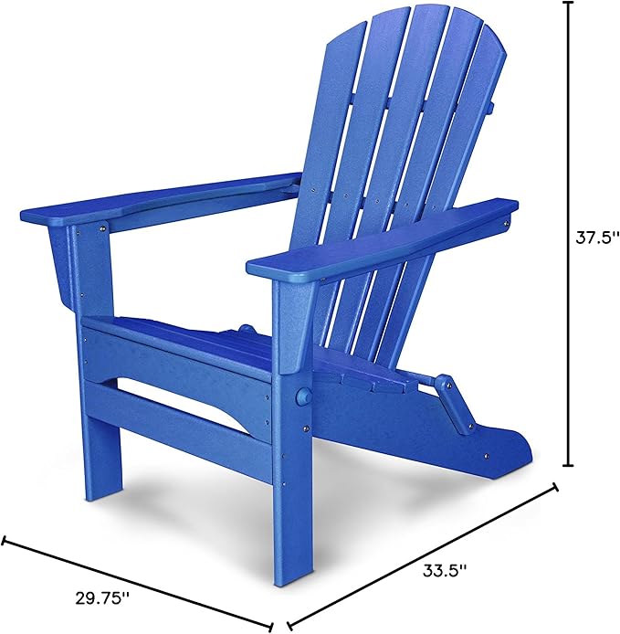 POLYWOOD Palm Coast Folding Adirondack Chair