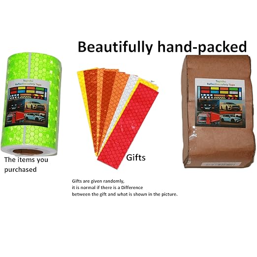 Industrial Reflective Tape Green 4 inch Wide, Outdoor Waterproof High Visibility Safety Warning Reflector Sticker Strips (11 feet)
