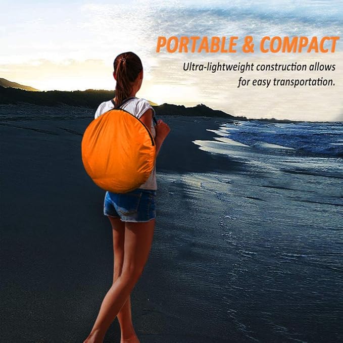 Anngrowy Pop Up Privacy Shower Tent - Portable Outdoor Camping Bathroom Toilet Changing Dressing Room - UPF40+ Waterproof