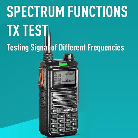 Radtel RT-4D DMR Radio 1024 Channels Walkie Talkie, Dual Band Dual Mode Analog/Digital Two Way Radio, Dual Time Slot Tier 1+2, Ham Radio UHF VHF Spectrum