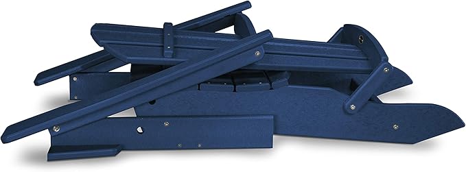 POLYWOOD® Palm Coast Folding Adirondack in Navy