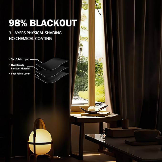 Room Divider Curtains Ceiling Mounted Track Sets Extra Wide Blackout Curtain Flexible Tracks for Bedroom Privacy Partition Separator, 1 Panel Black Drape and White Rail, W8.3 x H7ft