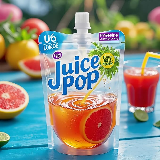 Custom Print Reusable Drink Bags(Min order 1000 pcs), Personalized Drink Pouches, Stand up Spout Plastic Flask Pouch for Juice Milk Brewing Storaging Liquid Packaging（Exclude Shipping Fee）