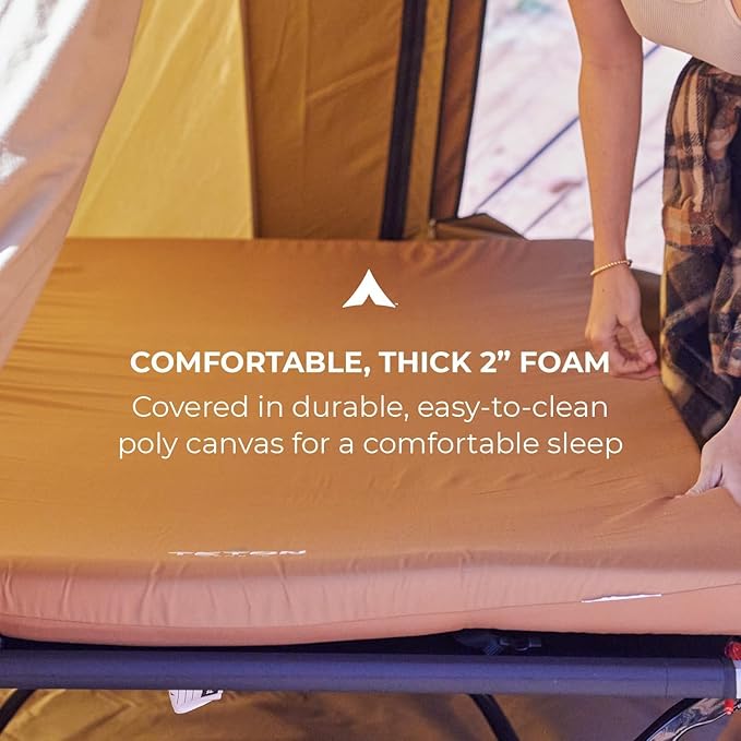 Teton Canvas Camp Pad, Sleeping Pad for Car Camping