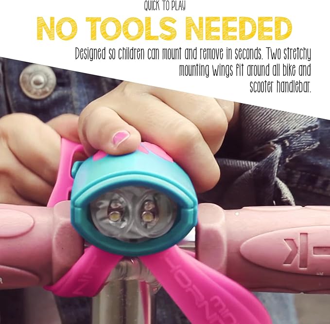 Hornit Mini Bike & Scooter Horn with Kids Headlight