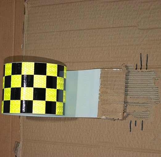 Reflective Tape 4 Inch x 68 Feet, Outdoor Waterproof High Visibility Adhesive Stickers, High Intensity Reflector Strips