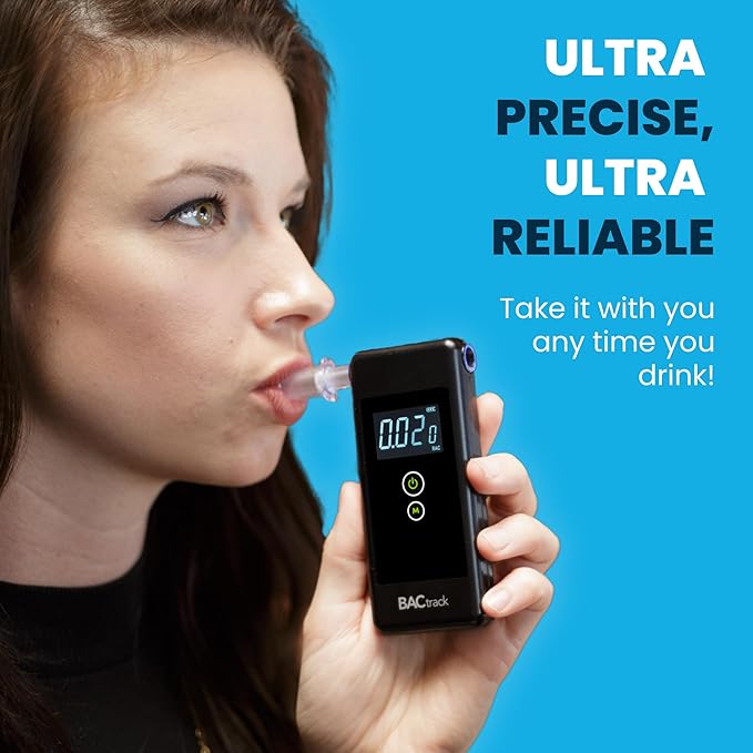BACtrack Trace Professional Breathalyzer | DOT & NHTSA Compliant | Alcohol Tester with Police-Grade Accuracy | Portable Breathalyzers for Alcohol Testing | BAC Tester