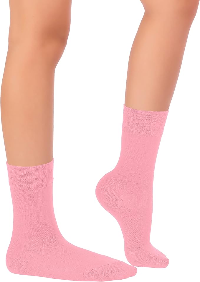 Hugh Ugoli Kids School Uniform Rayon Derived from Bamboo Dress Crew Socks for Toddlers to Youth, 3T - 14 Years Old, 5 Pairs