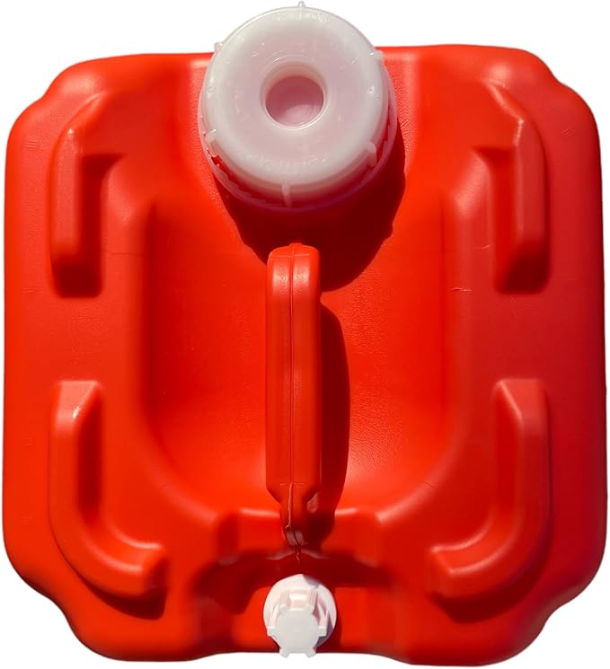 | 5.3 Gallon Tighthead Container with 70MM Cap | Carboy | Hedpack | Water Storage Container | Includes (1) Container with Cap (Orange)