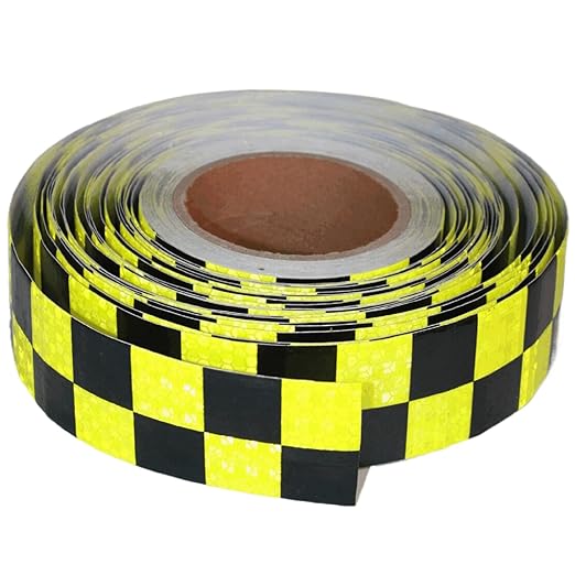 Industrial Reflective Tape 2 inch Wide for Cars, Outdoor Waterproof High Visibility Safety Warning Adhesive Strips (166 feet)