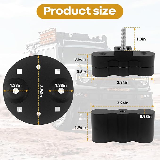 Upgraded RX-LOX-PM Pack Mount with Keys Locking Fit for Rotopax Mounting Kit Compatible with Gasoline Pack & Water Pack Fuelpax Standard Pack, Black
