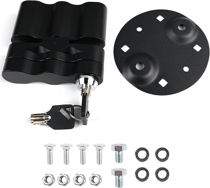 RX-LOX-PM Pack Mount Lock with Key – Compatible with Gasoline Pack, Storage Box, and Fuelpax Standard Pack – 1 Piece