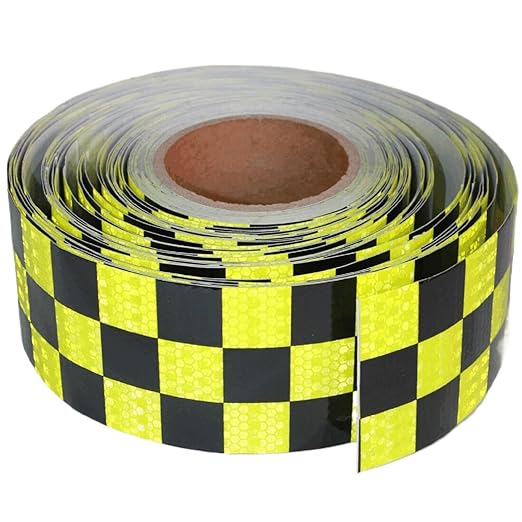 Reflective Tape 3 Inch x 168 Feet, Outdoor Waterproof High Visibility Conspicuity Strong Adhesive Reflector for Vehicles