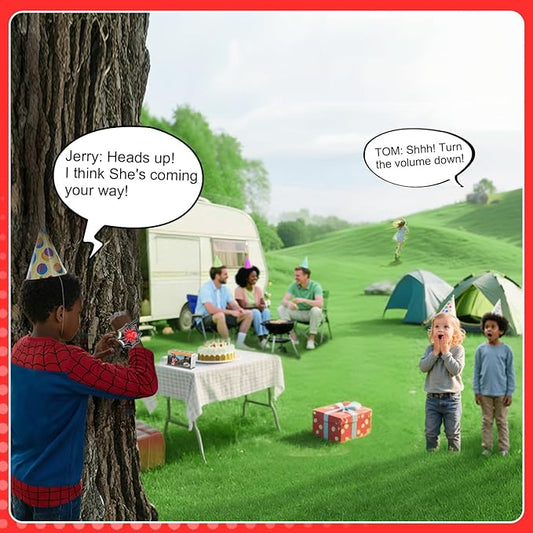 Walkie Talkies for Kids Boys Toys Ages 6-8 Outdoor Girls Toy 3 4 5 6 7 8-12 Year Old Boy Birthday Gift Long Range 2 Way Radio Hiking Camping Games Halloween Christmas Stocking Stuffers 2 Pack