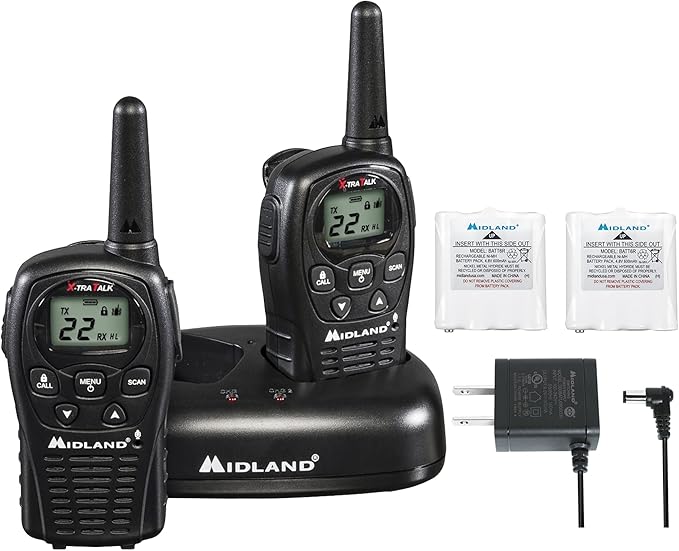 Midland LXT500VP3 FRS Two Way Radios - 12 Pack Bundle w/Chargers