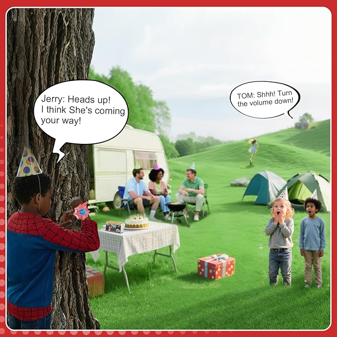 Walkie Talkies for Kids Boys Toys for Ages 3-12 Outdoor Girls Toy 3 4 5 6 7 8-10 Year Old Boy Birthday Gifts Long Range 2 Way Radio Hiking Camping Games Halloween Christmas Stocking Stuffers