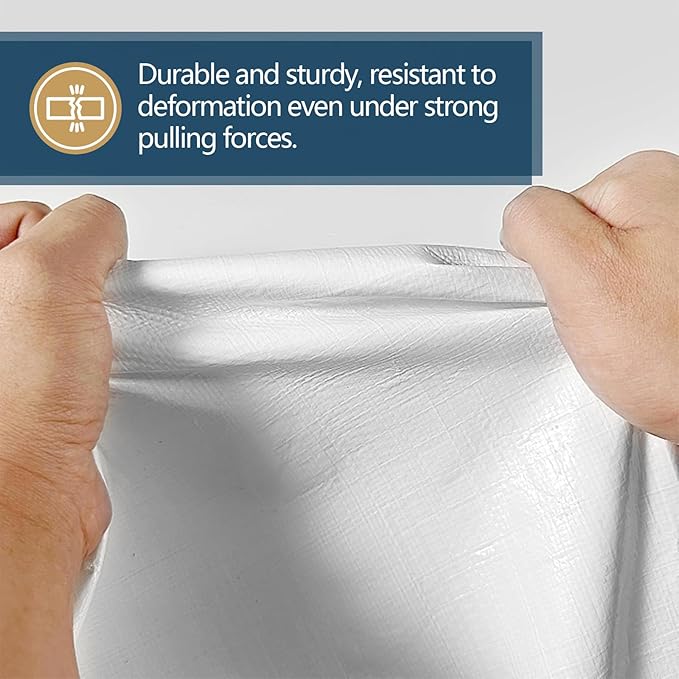 10x12 Feet Thickened Waterproof Tarp, 16 Mil Heavy-Duty Trap, Tarpaulin Cover for Camping, Emergency Rain Shelter, Outdoor Gear Protection, UV Resistant, Reinforced Grommets.
