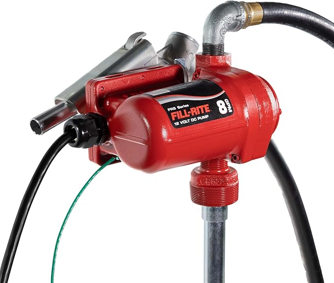 Fill-Rite FR8 12V 8 GPM Fuel Transfer Pump w/Standard Accessories