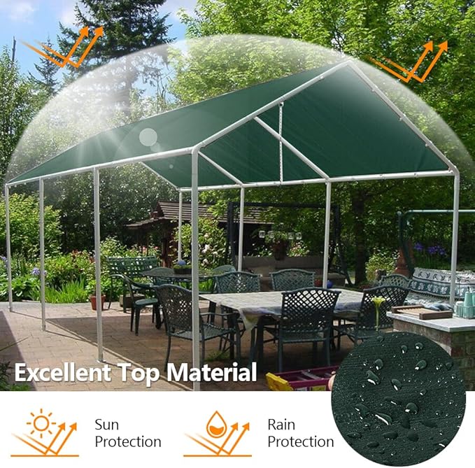 Tarps 10x10 FT Waterproof Heavy Duty Tarp – 5 Mil Thick, UV & Tear Resistant, Reinforced Grommets & Edges – Multi-Purpose Cover for Camping, Roof, Emergency, Truck, Boat