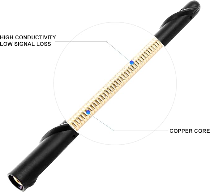 VOFONO 7 Inch Antenna Compatible with Ford Bronco 2021-2024, F-150 2009-2025, Ford Bronco F150 Accessories, F150 Bronco Short Antenna Replacement, Not for 2025 Bronco
