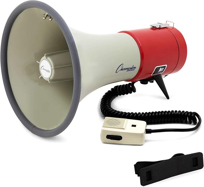 Champion Sports Megaphone - Multiple Power Ranges and Features
