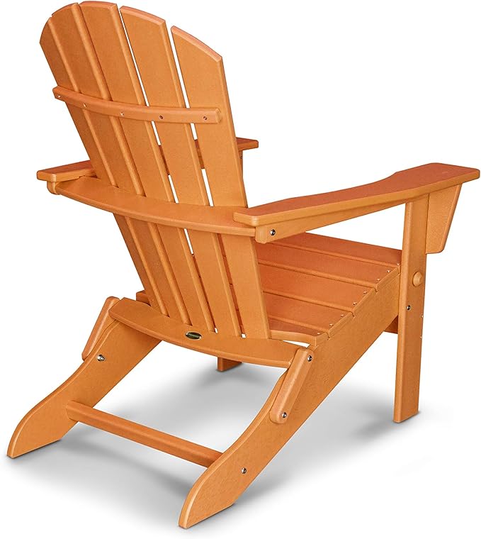 POLYWOOD® Palm Coast Folding Adirondack in Tangerine