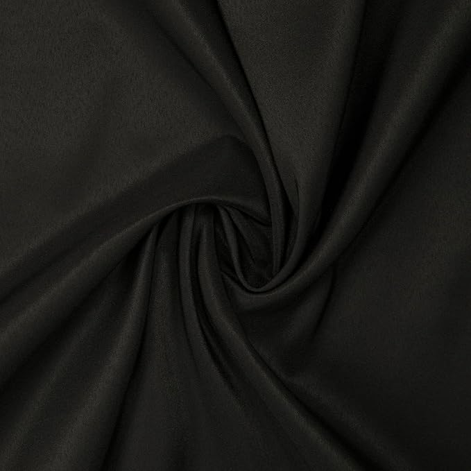 Gee Di Moda Round Tablecloth - 70 Inch Black Round Table Cloth for 24 to 48 Inch Round Tables - Heavy Duty Washable Fabric - for Buffet Table, Holiday Party, Dinner, Wedding & Baby Shower