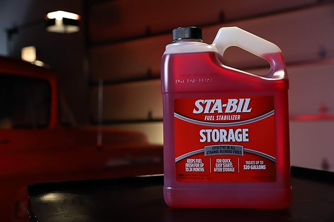 STA-BIL Storage Fuel Stabilizer | Keeps Fuel Fresh for 24 Months, Prevents Corrosion, Gasoline Treatment Additive that Protects System, Gas Stabilizer for Storage, 1 Gallon (4 Pack)