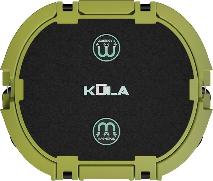 Bote Kula Hard Shell MAGNEPod Compatible Cooler Travel Handle Rubber Closure Gatorshell Construction Strong Insulation 10 Gallon Capacity Portable Fishing Seat Multiple Colors