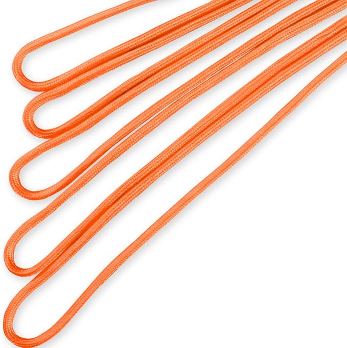 YOUOWO 5 Pack Orange Adjustable Lanyards Neck Strap Lanyard For Keys Pen Phone id Badges Holder Office Name Badges ID Card USB Sticks Whistles iPod