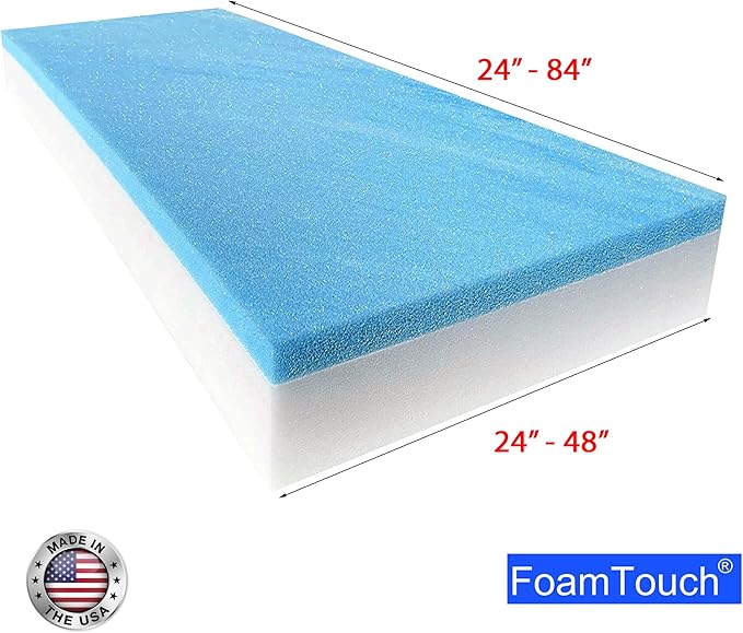 FoamTouch 4" Gel-Memory-Foam-Mattress No Cover