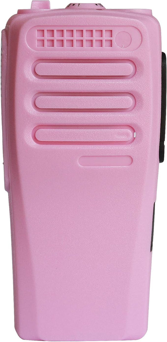 Amasu Pink 16 Channel Replacement Radio Housing Case Compatible with CP200D Radio with Buttons Channel PTT Button