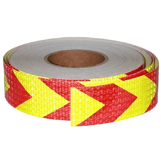 Industrial Reflective Tape 2 inch Wide for Cars, Outdoor Waterproof High Visibility Safety Warning Adhesive Strips (166 feet)