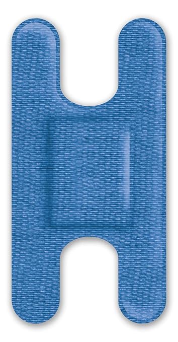 Curad Knuckle, Woven Blue Detectable Bandage, 100-Count