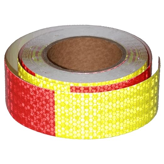 Reflective Tape 2 Inch x 68 Feet, Outdoor Waterproof Warning Reflector, Night Safety Stickers for Car Bicycles