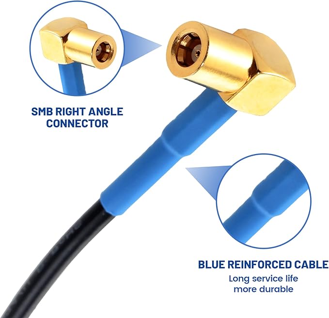 Anina 23FT Sirius XM Radio Antenna with Magnetic Compatible with All Sirius and XM Satellite Radio Receiver, GPS Antenna