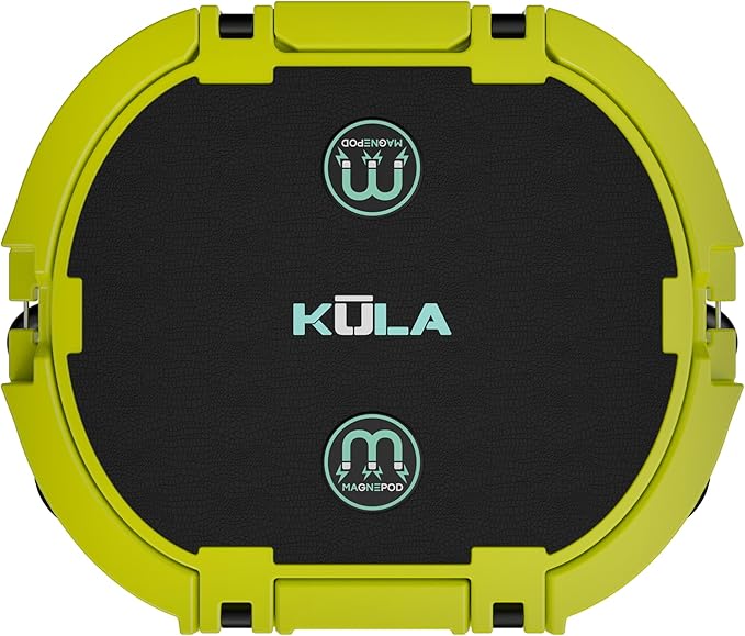 Bote Kula Hard Shell MAGNEPod Compatible Cooler Travel Handle Rubber Closure Gatorshell Construction Strong Insulation 10 Gallon Capacity Portable Fishing Seat Multiple Colors