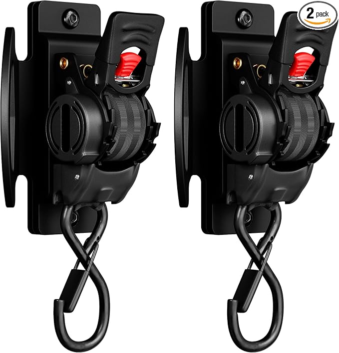 Integral Straps - Two Pack - Bed Mounted Retractable Tie Down Straps - Compatible with Toyota Tundra (2007-2021) Front Bed Mount Only