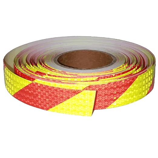 Reflective Tape 1 Inch x 168 Feet, High Visibility Warning Conspicuity Reflector, Night Safety Sticker for Car Trailer