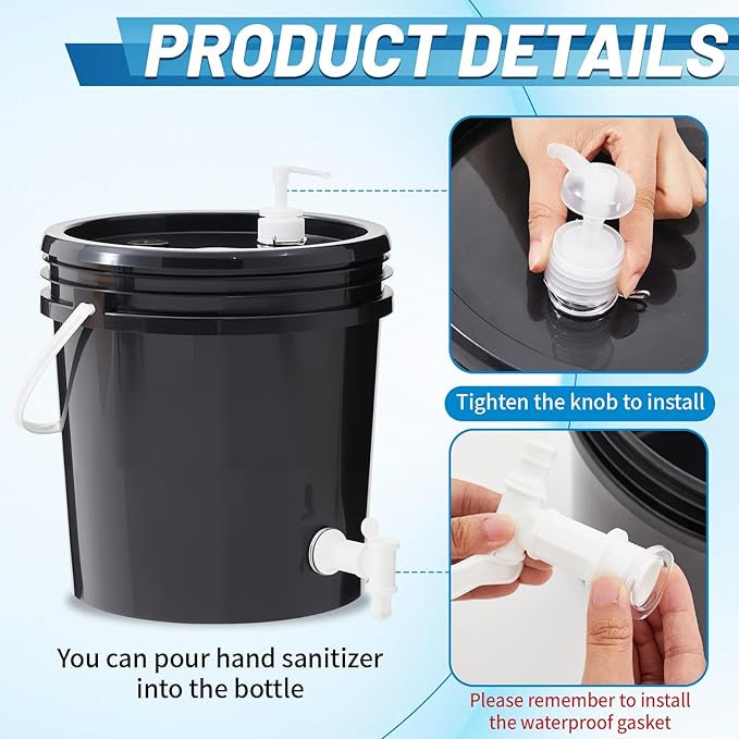 Honeydak Portable Hand Wash Station with Soap Dispenser 2.6 Gallon Portable Hand Washing Station for Sports Outdoor Events Camping Beach Travel