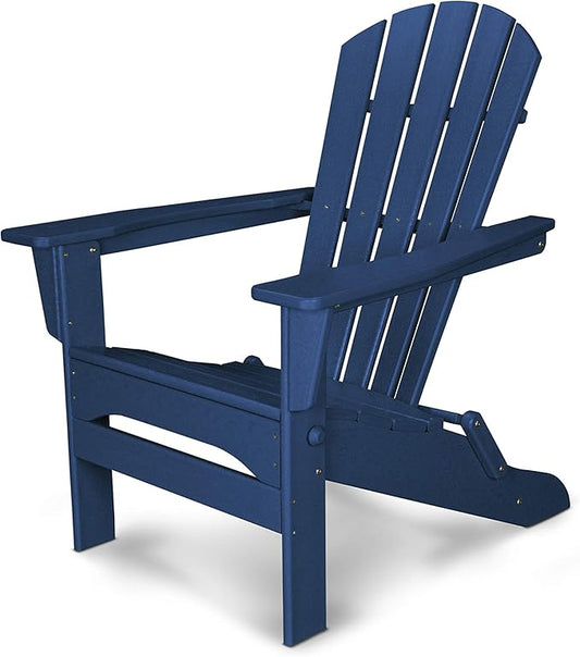 POLYWOOD® Palm Coast Folding Adirondack in Navy