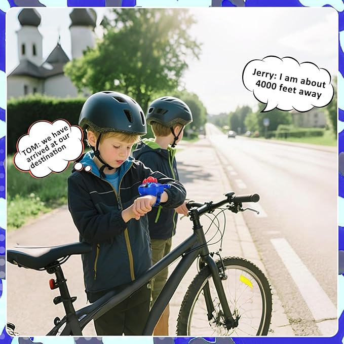 Walkie Talkies for Kids Toys for Boys Girls 4-6 6-8, Long Range 2 Way Radio Outdoor Hiking Camping Gear Birthday Gift for Ages 3 4 5 6 7 8 9 10 Year Old Boys Toddlers Easter Christmas Spiertoy Games