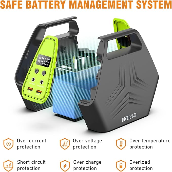 Portable Power Station 97Wh Portable Generator 26400mAh Power Bank with AC Outlet 110V Battery Charger for Home Use Emergency