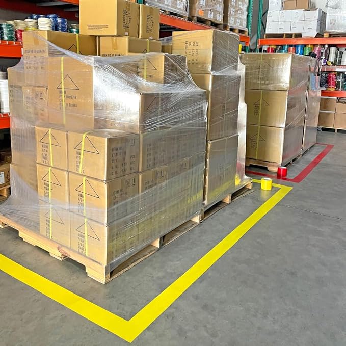 WOD VTCP366 Kelly Green Pinstriping Dance Floor Vinyl Tape, 1 inch x 36 yds. Marking Tape for School Gym, Warehouse, Parking Spaces and More