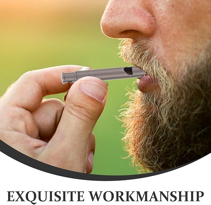 balacoo Loud High-Volume Emergency Whistle with Lanyard Clear Crisp Sound Survival Signal for Coaches Referees Camping Hiking and Safety Training