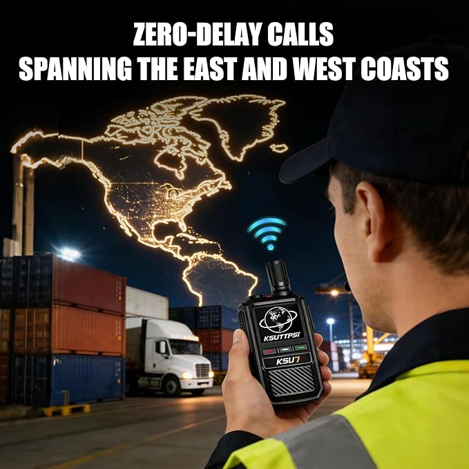 Lifetime Free Global Rapid Walkie Talkies Unlimited Range Nationwide PTT 4G LTE PoC Long Range Two Way Radio 5000 Miles Long Distance with Flashlight for Family,Outdoor,Logistics (10 Pack with SIM)