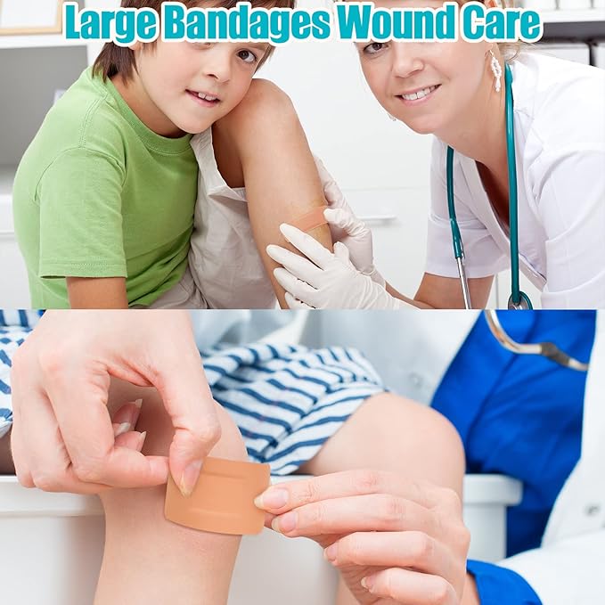 Lounsweer 720 Pcs Assorted Size Bandage Variety Flexible Fabric Adhesive Breathable Round Strip Butterfly Bandage for Waterproof Fingertip Wound Care Face Knee Scrape First Aid Kit Refill(Butterfly)