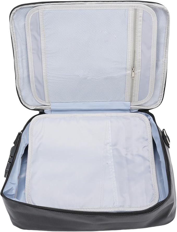 Walfront Document Lock Water Proof Safe Case Fireproof File Bag for Important Documents Passports Money and Valuables