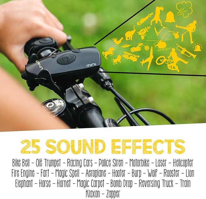 Hornit Mini Bike & Scooter Horn with Kids Headlight